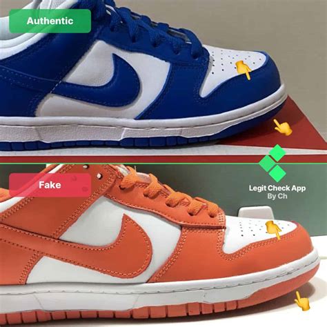 how to tell if nike dunks are real or fake|knock off dunks.